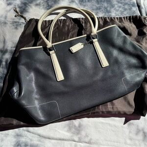 Elegant Blue and White Women's Bag